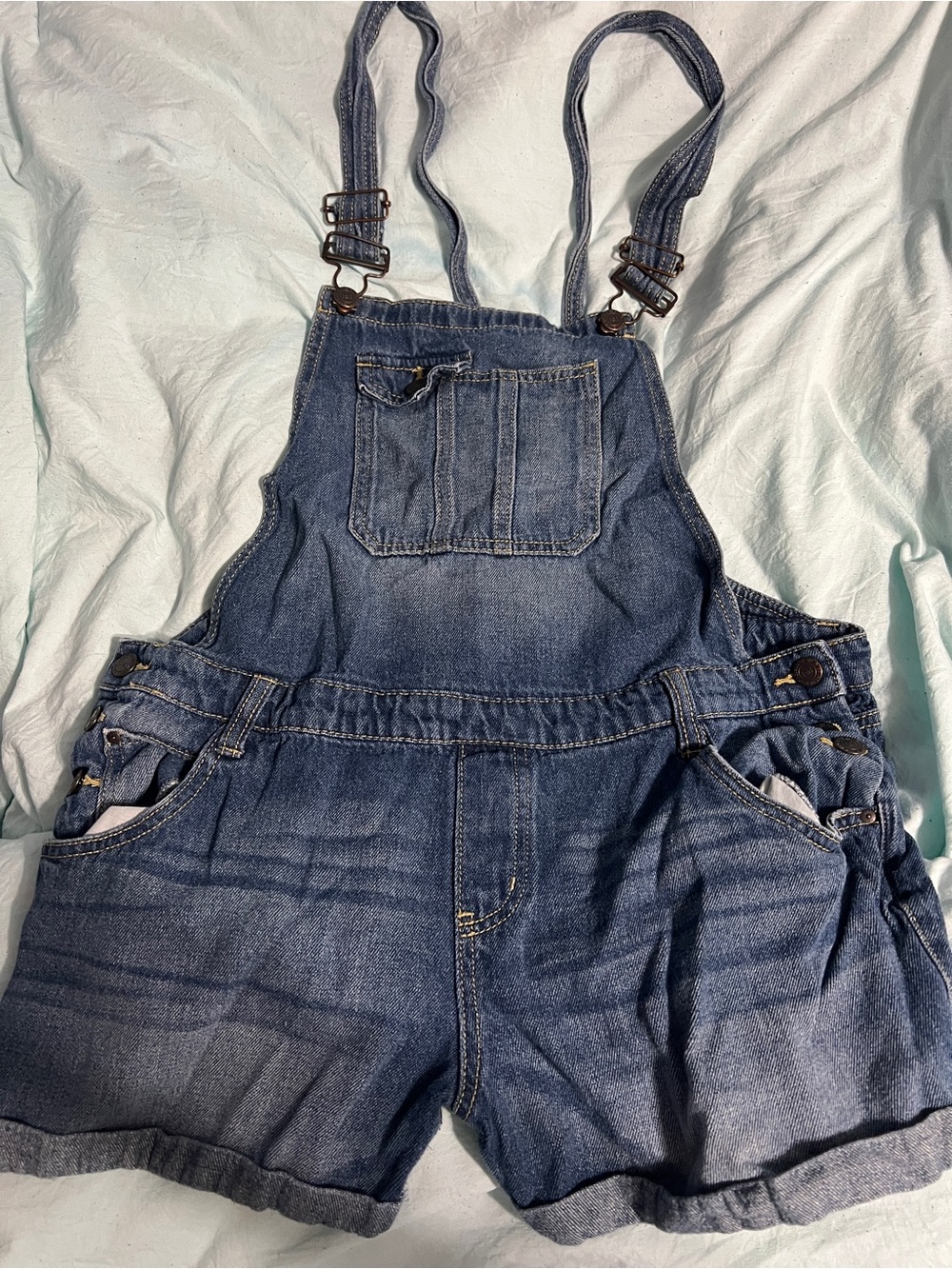 l.e.i Solange Classic Denim Overalls - Juniors XL